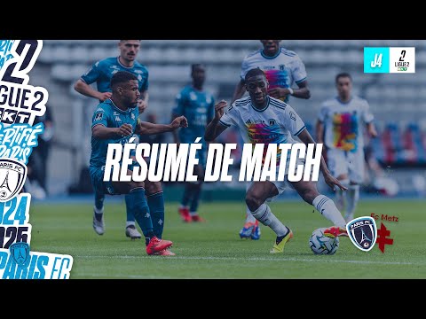 J4 - PARIS FC vs FC METZ [1-2] : Le résumé vidéo