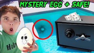 Mystery Egg in Pool and Surprise Safe ( HobbyFamilyTV )