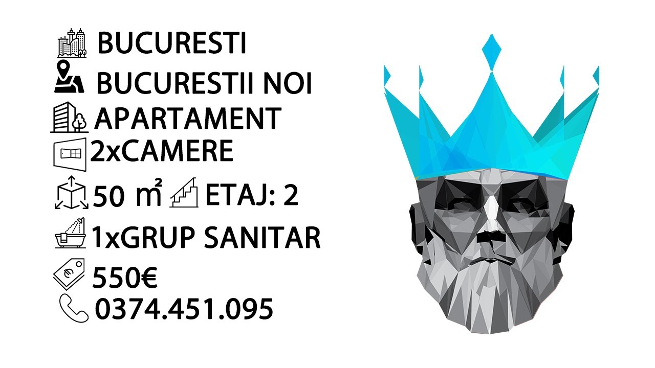 Tur video 2 Camere | Bucurestii Noi - Bazilescu | Balcon | Centrala