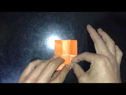 74.How to fold origami of the bench