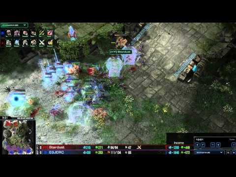 HD Starcraft 2 Stardust v Jaedong PvZ DreamHack Heart of the Swarm g1