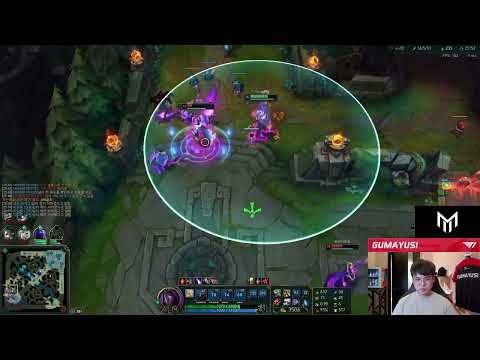 T1 Gumayusi casually hunting kills in enemies' base on his fed Jhin | Stream Highlights
