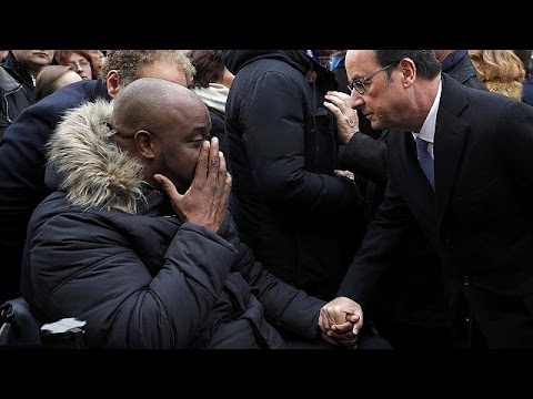 الرئيس الفرنسي يفتتح مراسم احياء ذكرى اعتداءات باريس