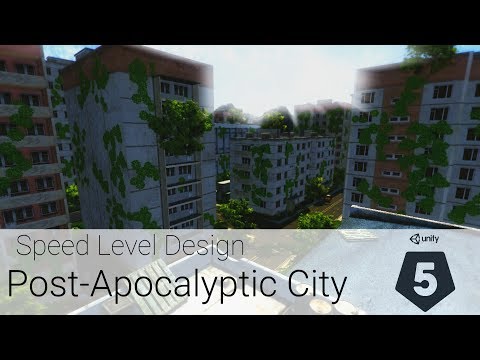Post-Apocalyptic City - Speed Level Design - FREE assets only [Unity3D]
