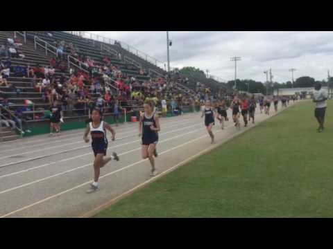 Girls 1 mile race underway.