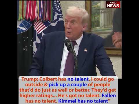 Trump-Elon Musk makeup: good person bad moment; Colbert has no talent; taking over DC Police