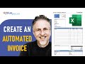 How To Create An Automated Invoice In Excel Including Formulas And Customer Database