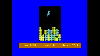 Enterprise 128 Game: Tetris (19xx BoxSoft)