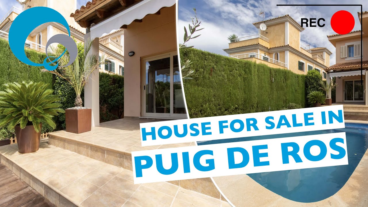Nice house with garden, terraces and  pool in Puig de Ros