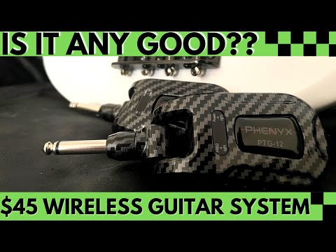 $45 Wireless Guitar System from Amazon // Is it any good???