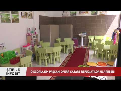 O ȘCOALA DIN PAȘCANI OFERĂ CAZARE REFUGIAȚILOR UCRAINIENI