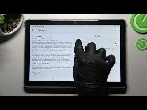 How to Set Up Font Size in CUBOT Tab 10 – Change Text Size