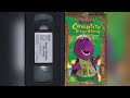 Barney S Campfire Sing Along 1990 1996 VHS Release Canadian Release