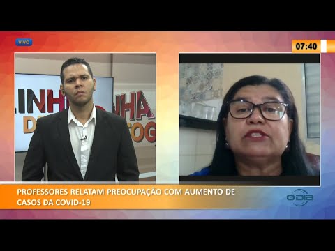Professores relatam preocupação com aumento de casos da Covid-19 16 03 2021