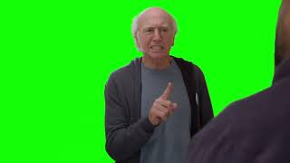 Larry David "you can't say happy new year after january 7th" Curb Your Enthusiasm green screen