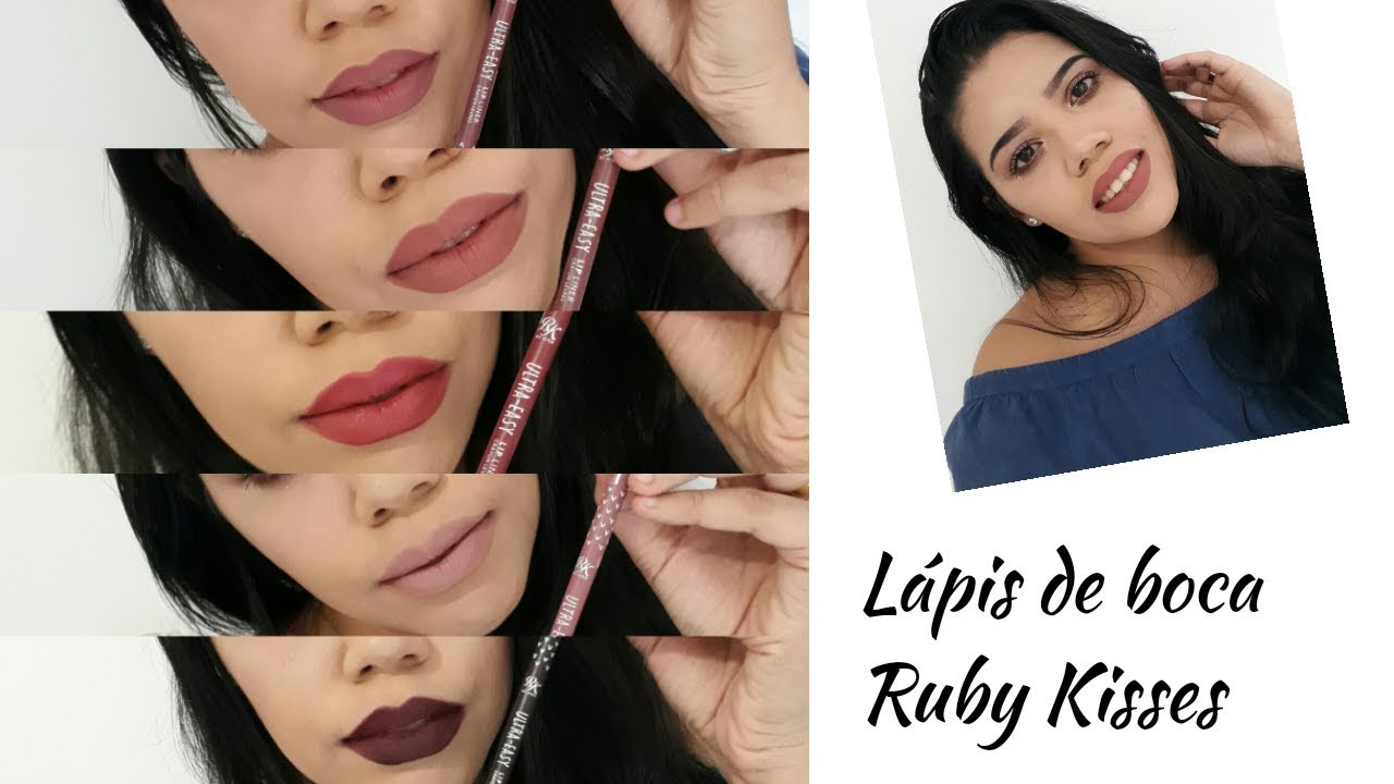 Lápis Labial de Madeira Ultra Easy by Ruby Kisses
