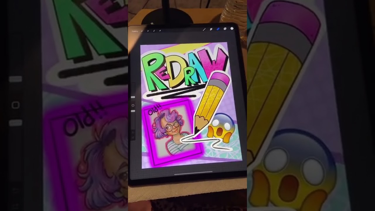 Redrawing a 7 Year Old Drawing!