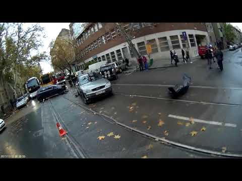 Csattanás után, Mester u. - Crash aftermath (Slowmovideo)