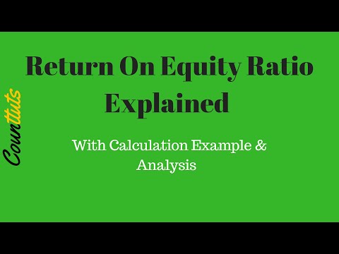 Return On Equity Ratio Explained With Example