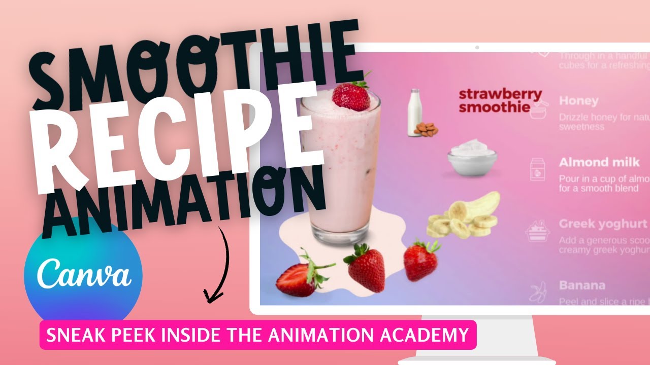 How to create a trending motion graphic animation in Canva | Step by Step Canva tutorial