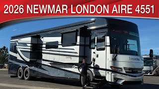 A preview image of the linked video showcasing 2026 Newmar London Aire 4551