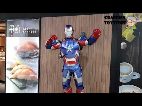 Unboxing TOYS Review/Demos - Real ironman visits the mall looking for bad guys