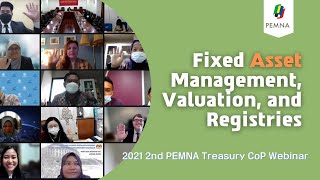2021 2nd PEMNA Treasury CoP Webinar on Fixed Asset Management, Valuation and Registries 이미지