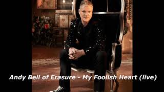 Andy Bell of Erasure - My Foolish Heart (live)
