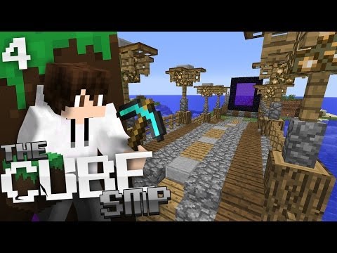 Minecraft Cube SMP: E4 - Bridge Building