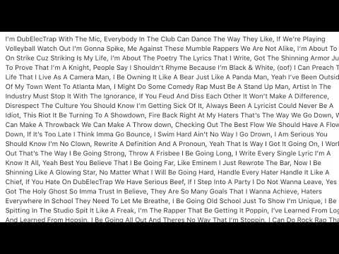 DubElecTrap - Cray Z (Lyric Video)