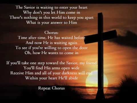 The Saviour Is Waiting To Enter Your Heart
