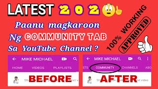 How to get Community tab on YouTube? Unlock & Use-2020