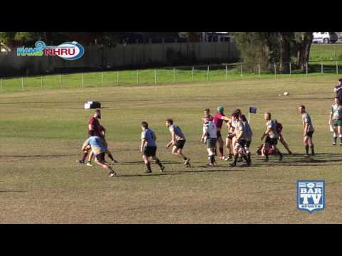2017 RAMS NHRU Round 13 Premier 2 Highlights - Lake Macquarie Roos v Southern Beaches