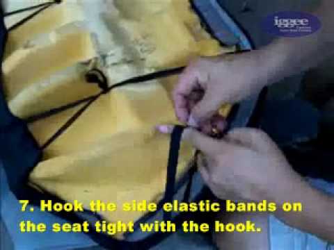 Installation for Iggee custom seat covers