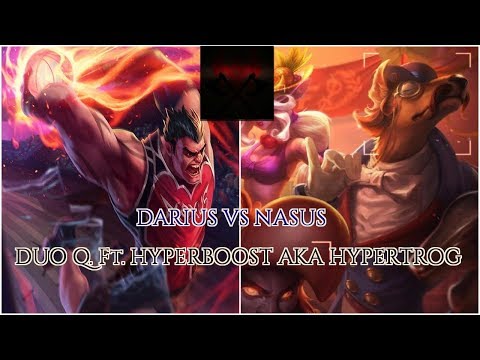 Darius vs Nasus [7.21][RANKED]  - FCKING FIESTA - Ft. Hypertrog -- 1,600,000 MASTERY POINTS --