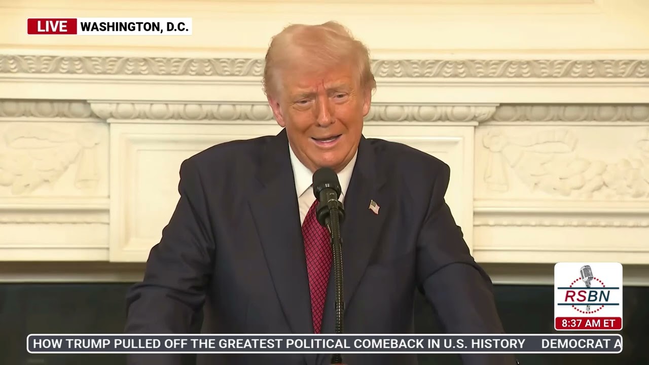 WATCH: President Trump Delivers Remarks at a Breakfast With Republican Senators - 11/5/25