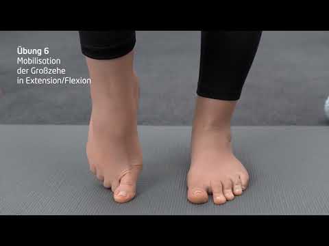 BORT Toega | Übung 6: Mobilisation der Großzehe in Extension und Flexion