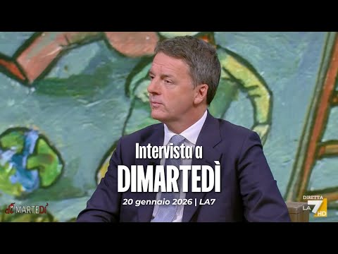 Matteo Renzi ospite a diMartedì con Giovanni Floris | 20/01/2026