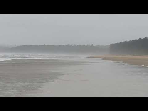 Storm in western coast Maharashtra kokan on the beach