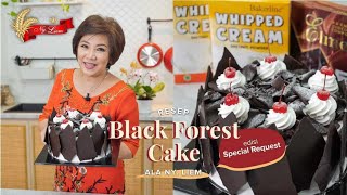 Resep Black Forest Lembut Nyonya Liem