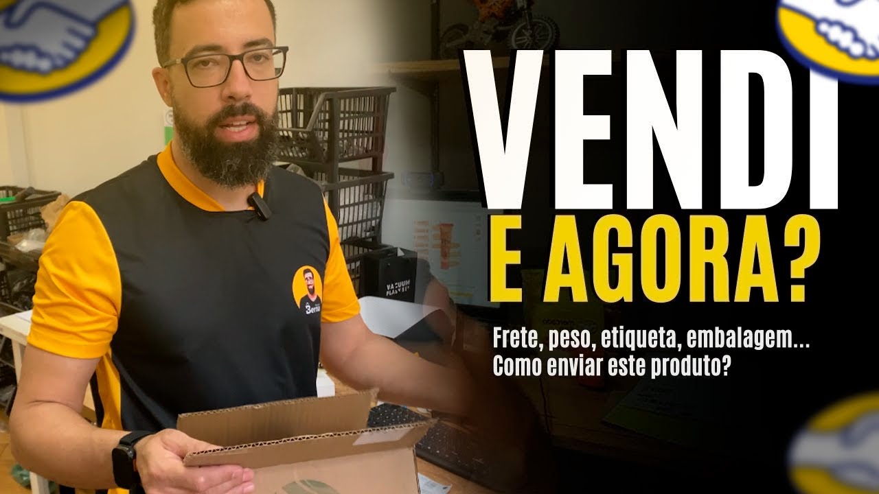 Vendi e agora? Embalagem, NF, envio (vídeo atualizado)