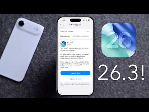 iOS 26.3 is OUT Now! Here's What's NEW!