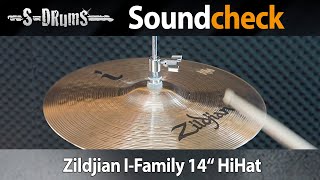 Video thumbnail for Zildjian I-Family 14” HiHat Klang Beispiel by S-Drums