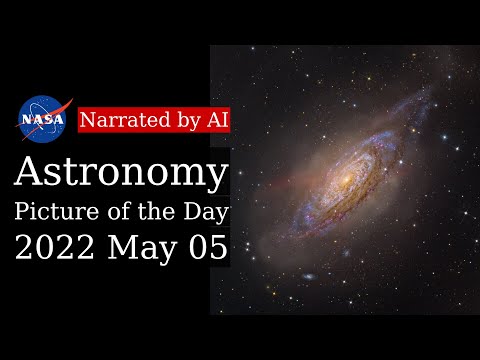 APOD: 2022-05-05 - NGC 3521: Galaxy in a Bubble (Narrated by Joanna)