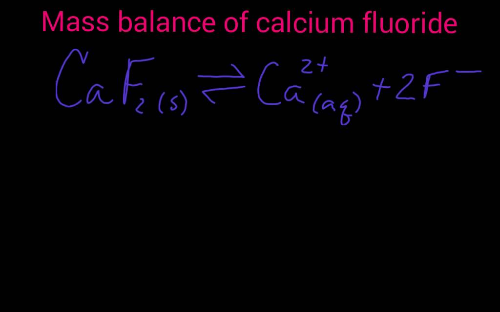 Mass balance systematic equilibrium