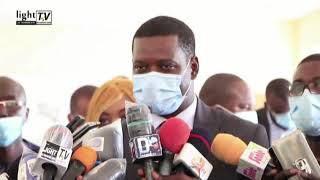 Réception de matériels sanitaire par Mr Moussa Sam Daf directeur de l'hôpital dalal diam