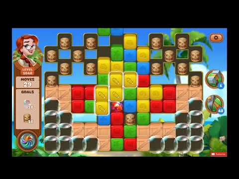 Lost Island Blast Adventure Level 1648 NO BOOSTERS - A S GAMING ✔