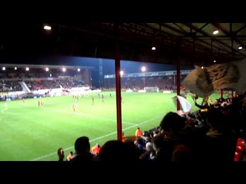 Kortrijk - KSC Lokeren (21/12/12'): Na de 0-2 (Penalty Mijat Maric)!