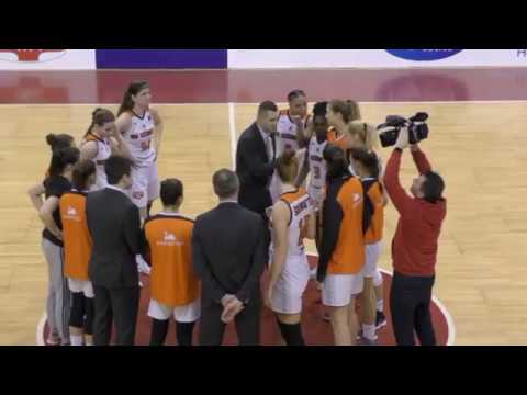 Záver 1.osemfinálového zápasu EP FIBA: MBK Ružomberok : Enisey Krasnojarsk