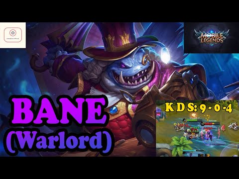 Bane is so strong | Easy MVP And Legendary | Rank | Mobile Legends 2019